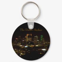The Dallas Skyline Keychain by soulkreationz The Dallas Skyline Keychain