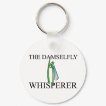The Damselfly Whisperer keychains by AnimalShirts The Damselfly Whisperer keychains