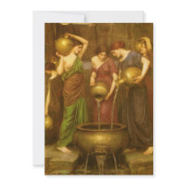 The Danaides by John William Waterhouse Personalized Invitation