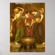 The Danaides by John William Waterhouse Print