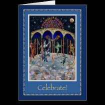 The Dance Celebration card, blue frame cards