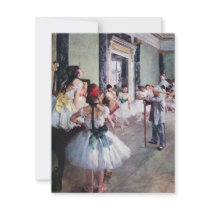 The Dance Class by Edgar Degas Announcement