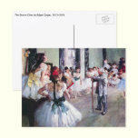 The Dance Class by Edgar Degas Post Card