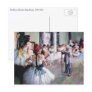 The Dance Class by Edgar Degas Post Card