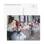 The Dance Class by Edgar Degas Post Card