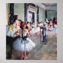 The Dance Class by Edgar Degas Print