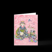 "The dance lesson" note card