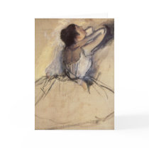 The Dancer by Edgar Degas Greeting Card
