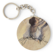The Dancer by Edgar Degas Key Chain