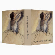The Dancer by Edgar Degas, Vintage Ballet Vinyl Binder