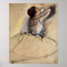 The Dancer by Edgar Degas, Vintage Ballet Posters