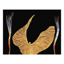 The Dancer Loie Fuller By Moser Koloman (Best Qual Personalized Invitation