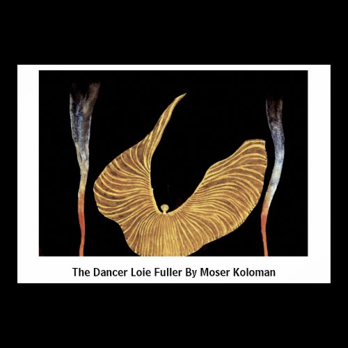 The Dancer Loie Fuller By Moser Koloman Posters