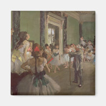 The Dancing Class, c.1873-76 Fridge Magnets
