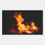 The Dancing Devil Rectangular Sticker