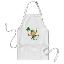 The Dancing Leprechaun Aprons