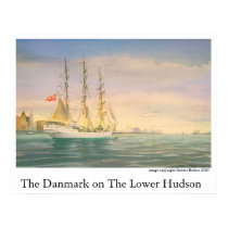 The Danmark on the Lower Hudson posters by Robert_Becker The Danmark on the Lower Hudson posters