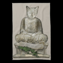 The Dao of Meow kitchen towels