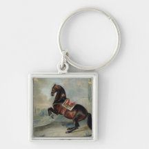The dark bay horse 'Valido' Keychain