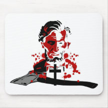 The Dark Hero-Abraham Lincoln Mousepad