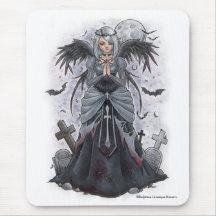 The Dark Priestess Angel Mousepad