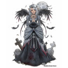edun_live_ladies_tshirt - Awesome Shirt made from my original acrylic painting named "The dark priestess" ! Choose the style, color, size, by clicking on "Select a Different Shirt Style" and make you very own lovely shirt!: Sizes  Available colors: black