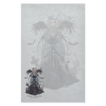 The Dark Priestess Angel Stationery by Planet_Zerick The Dark Priestess Angel Stationery