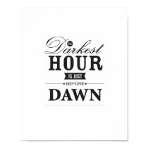 The Darkest Hour - 8"x10" Art Print