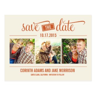"THE" Date - Save The Date Card Post Cards