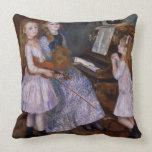 The Daughters of Catulle Mendes at the piano, 1888 Pillows