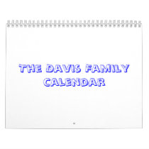 The Davis Family Calendar