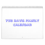 The Davis Family Calendar