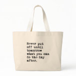 The Day After Canvas Bags