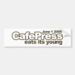 The Day CP Died Bumper Sticker