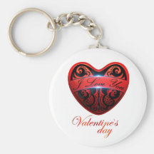 The day of San Valentin Keychain