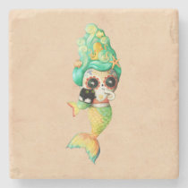 artsprojekt, mermaids, halloween, nautical gifts, mermaid art, halloween mermaid, day of the dead girls, mermaid gifts, day of the dead artwork, day of the dead designs, day of the dead woman, day of the dead skeletons, day of the dead catrina, mermaid stuff, day of the dead gifts, dia de muertos art, nautical gift ideas, [[missing key: type_giftstone_coaste]] med brugerdefineret grafisk design