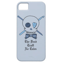 The Dead Craft No Tales (Blue Background) iPhone 5 Cover
