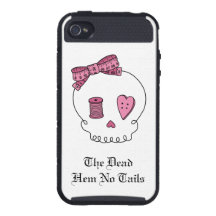 The Dead Hem No Tails (Pink) iPhone 4 Cover