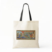 The Dead Winemakers Folio 77 Recto (Center) By Mei Canvas Bags