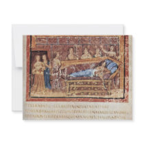 The Death Of Dido By Meister Des Vergilius Vatican Custom Invitation