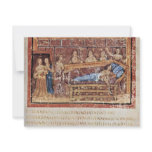 The Death Of Dido By Meister Des Vergilius Vatican Custom Invitation