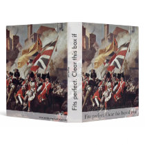 The Death Of Major Peirson By John Singleton Copl 3 Ring Binder