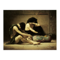 The Death of the First-born, 1877 Poster