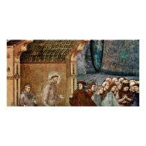 The Death Of The Knight Of Celano By Meister Des K Custom Photo Card