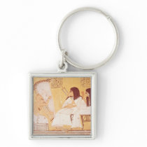 The deceased and his wife key chain