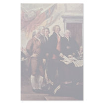 The Declaration Of Independence Detail By Trumbull Customized Stationery