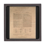 The Declaration of Independence Gift Box Premium Jewelry Box