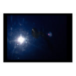 The deep ocean blue business card templates