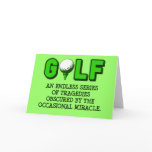 THE DEFINITION OF GOLF GREETING CARDS