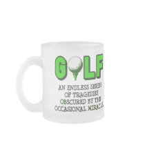 THE DEFINITION OF GOLF COFFEE MUG